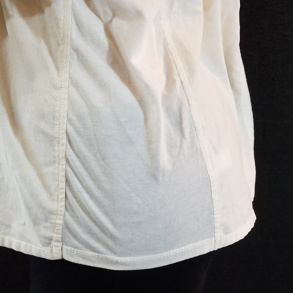 SONOMA Cream Corduroy Buttoned Shirt - Picture 3 of 6